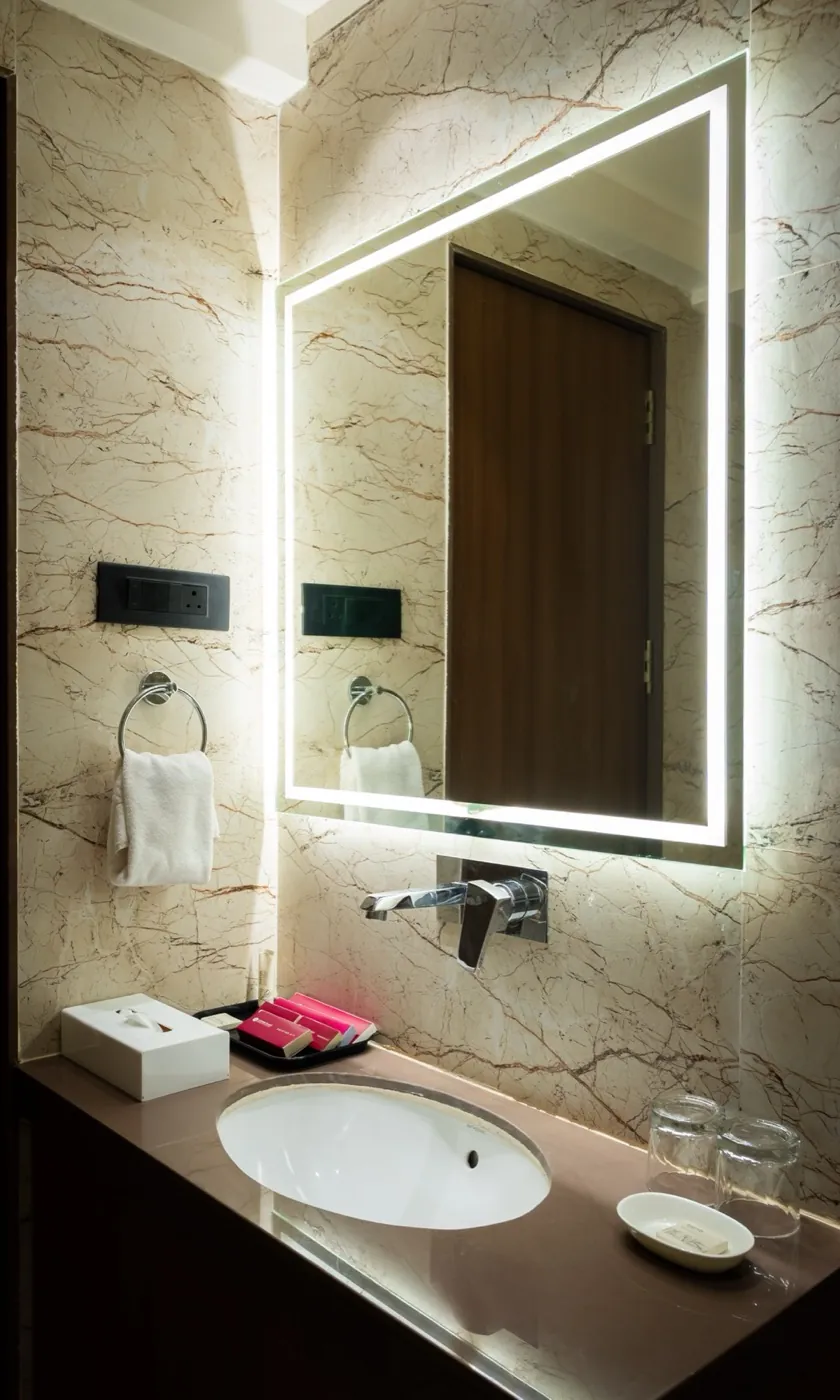 Deluxe suite bathroom vanity