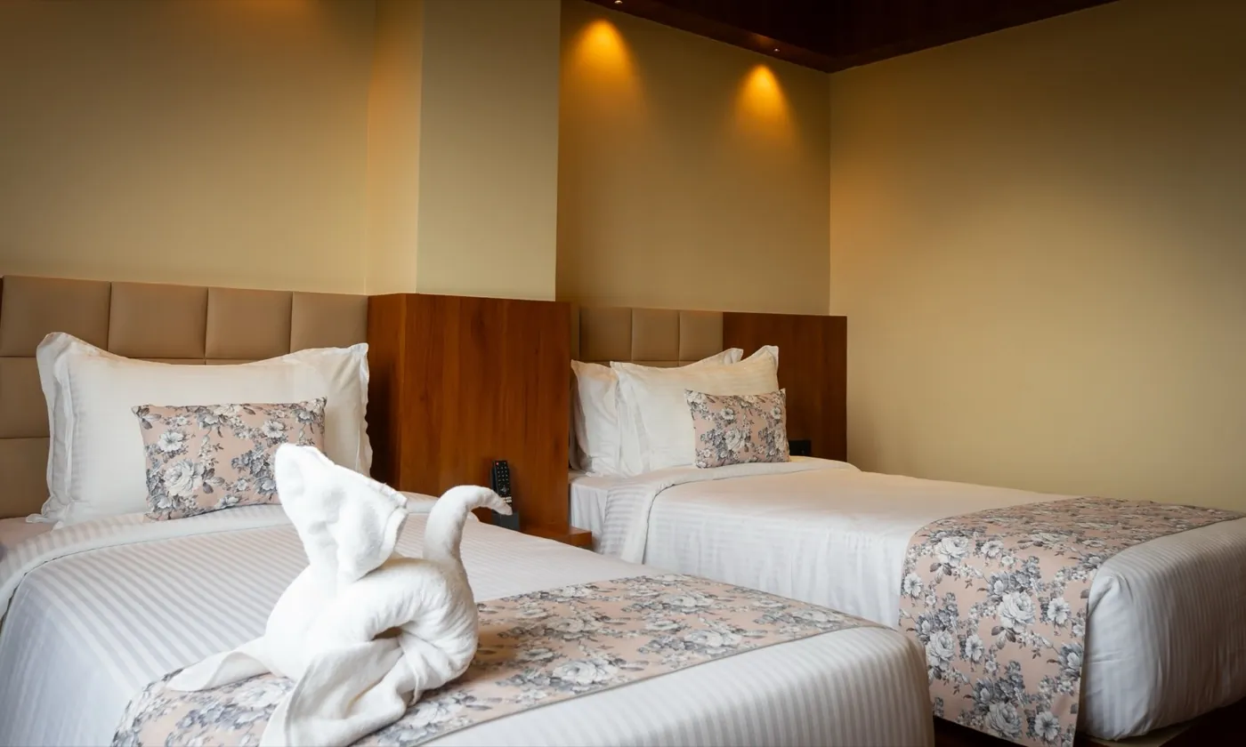 Executive room twin beds