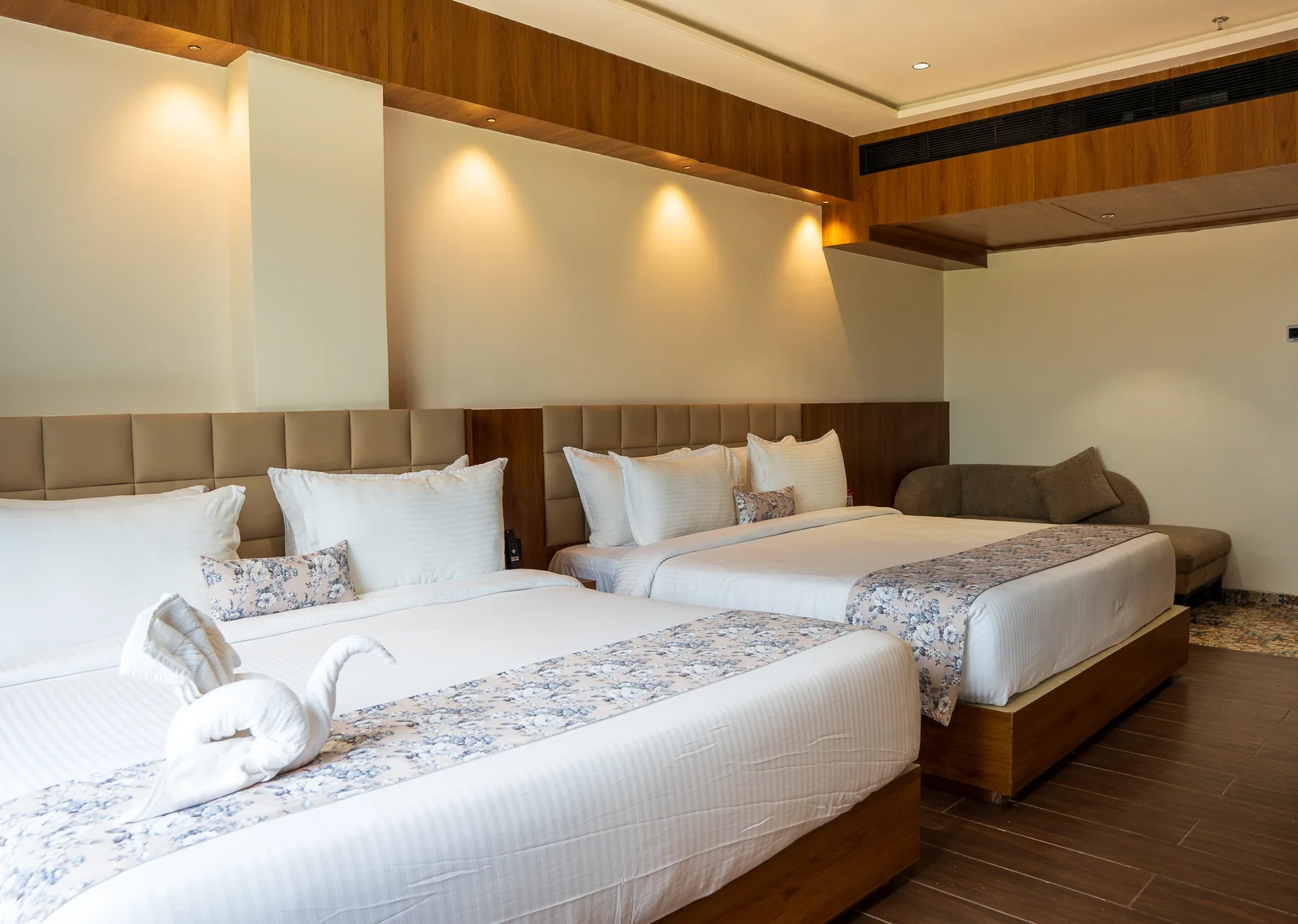 Guest room with two beds